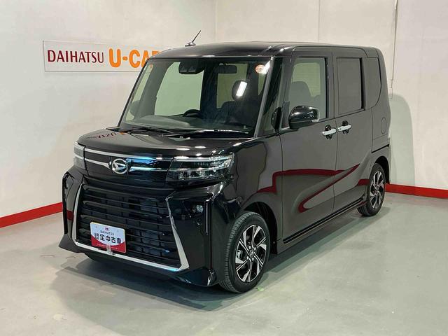 タントカスタムＸ衝突軽減ブレーキ　リアコーナーセンサー　車線逸脱防止　アイドリングストップ機能　盗難警報装置　ＬＥＤ　ワンオーナー　キーレスエントリー　前席シートヒーター　オートＬＥＤ　電動格納ミラー　スマキー（栃木県）の中古車