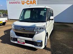 タントスローパーカスタムＸ　ＳＡＩＩスローパー　インパネシフト　プッシュスタートスイッチ　電子カードキー　カーナビ　衝突被害軽減システム　ＡＢＳ　両側電動スライドドア　アルミホイール