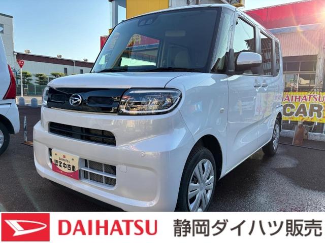 タントスローパーX14インチフルホイールキャップ フルLEDヘッドランプ オート格納式カラードドアミラー 左側パワースライドドア TFTカラーマルチインフォメーションディスプレイ フルファブリックシート(静岡県)の中古車