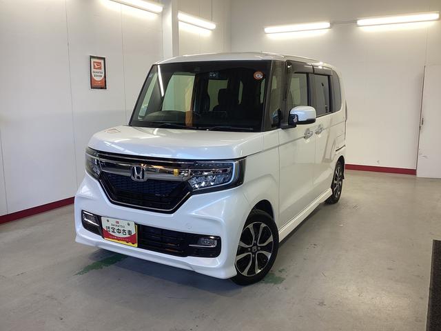 Ｎ−ＢＯＸカスタムＧ・ＥＸホンダセンシング衝突被害軽減ブレーキ　横滑り防止装置　オートライト　キーフリーシステム　オートエアコン　ナビ　バックカメラ　ＥＴＣ　社外ドラレコ　マット　バイザー（岐阜県）の中古車