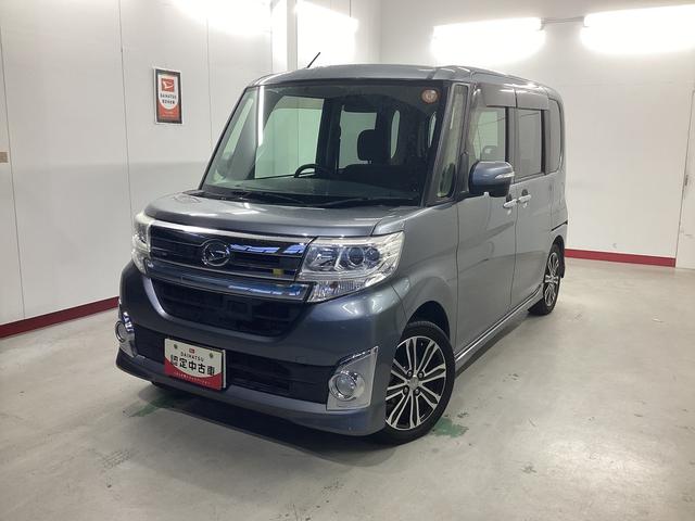 タントカスタムＲＳ　ＳＡ衝突被害軽減ブレーキ　横滑り防止装置　アイドリングストップ　ステアリングスイッチ　オートライト　キーフリー　オートエアコン　ナビ　ドラレコ　バックカメラ　ＥＴＣ　マット　バイザー（岐阜県）の中古車