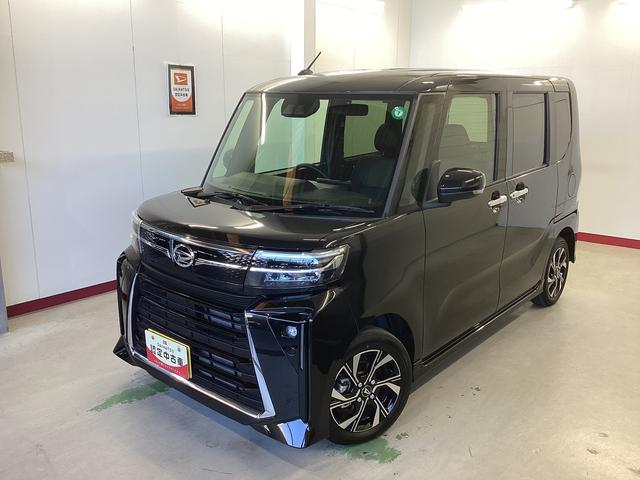 タントカスタムＸ衝突被害軽減ブレーキ　横滑り防止装置　オートハイビーム　アイドリングストップ　ステアリングスイッチ　オートライト　キーフリーシステム　オートエアコン　ディスプレイオーディオ　バックカメラ（岐阜県）の中古車