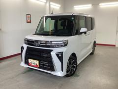 タントカスタムＸ衝突被害軽減ブレーキ　横滑り防止装置　４ＷＤ　オートハイビーム　アイドリングストップ　ステアリングスイッチ　オートライト　キーフリーシステム　オートエアコン　ナビ　ドラレコ　パノラマカメラ　ＥＴＣ