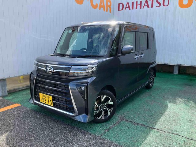 タントカスタムＸオートエアコン　９インチディスプレイオーディオ　衝突回避支援システム　コーナーセンサー　電動パーキングブレーキ　両側パワースライドドア（沖縄県）の中古車