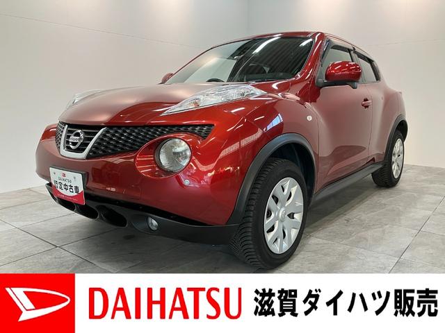 ジューク１５ＲＸ　タイプＶ　フルセグナビ　バックカメラ　車検整備付フルセグナビ　バックカメラ　ＥＴＣ　ＵＳＢ　オートライト　オートエアコン　電動格納式ミラー　スマートキー　エコアイドル（滋賀県）の中古車