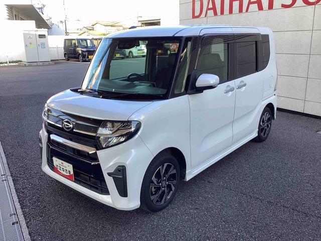 タントカスタムＸインパネシフト　プッシュスタートスイッチ　電子カードキー　カーナビ　衝突軽減ブレーキ　車線逸脱防止　アルミホイール　ＡＢＳ　両側パワースライドドア（鹿児島県）の中古車