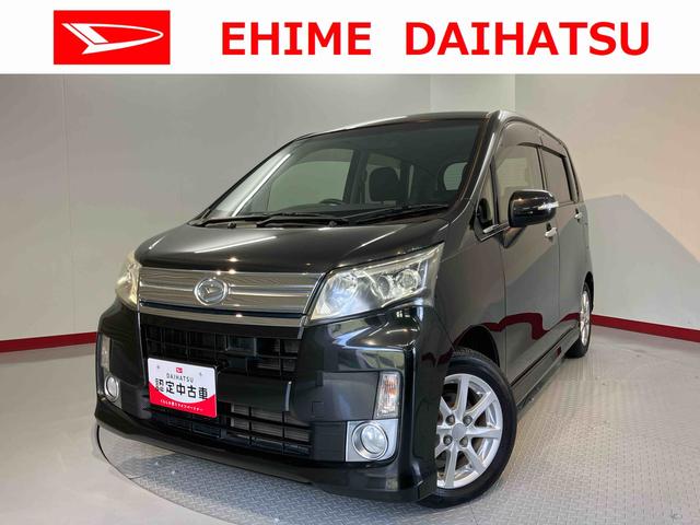 ムーヴカスタム　Ｘ　ＳＡ２ＷＤ　ＣＶＴ車　ＥＴＣ　プッシュスタート　アイドリングストップ　ベンチシート　ディスチャージヘッドライト　電動格納ドアミラー　キーフリーシステム（愛媛県）の中古車