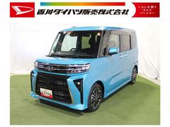 タントカスタムＲＳ認定中古車　ＣＶＴ　バックカメラ　キーフリーシステム　シートヒーター　ステアリングスイッチ　オートエアコン　オートライト　両側パワースライドドア　助手席側ピラーレス　ＬＥＤヘッドライト