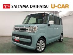 スペーシアハイブリッドＸ　走行４５３１２キロ／ナビ／ドラレコ一年保証・走行距離無制限走行４５３１２キロ　フルセグナビ　全周囲カメラ　ドラレコ　クリアランスソナー　ＬＥＤヘッドライト　シートヒーター　両側電動スライドドア