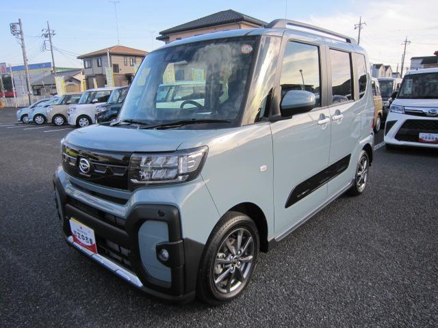 タントファンクロス衝突軽減システム　衝突安全ボディ　アイドリングストップ搭載　両側電動スライドドア　オートライト　ＬＥＤヘッドライト　フォグランプ　運転席助手席シートヒーター　レーンキープアシスト（栃木県）の中古車