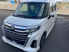 トールカスタムＧＬＥＤヘッドランプ　キーフリーシステム　プッシュボタンスタート　オートエアコン（プッシュ式）　両側パワースライドドア　マルチインフォメーションディスプレイ