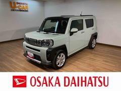 タフトＧターボ　クロムベンチャー　弊社元試乗車／ナビ／バックカメラスカイフィールトップ　アダプティブクルーズコントロール　ＬＥＤヘッド／フォグ　運／助シートヒーター　プッシュボタンスタート　キーフリー　電動パーキングブレーキ　バックカメラ　１５インチアルミホイール