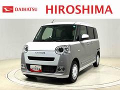 ムーヴキャンバスストライプスＧ　バックモニター　ディスプレイオーディオＬＥＤオートライト・フォグランプ　電動パーキングブレーキ　プッシュボタンスタート　セキュリティアラーム　バックカメラ　両側パワースライドドアウエルカムオープン機能　オート電動格納式ドアミラー