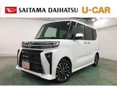 タントカスタムＲＳ　走行１４４５３キロ／新品ナビ／バックカメラ１年保証距離無制限　走行距離１４４５３キロ　フルセグナビ　バックカメラ　ブルートゥース　純正マット　サイドエアバッグ　ＬＥＤヘッドランプ　アイドリングストップ　シートヒーター　両側電動スライドドア