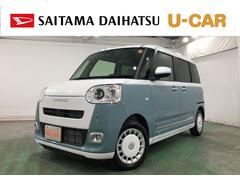 ムーヴキャンバスストライプスＧ　走行２３５８キロ／シートヒーター／ＬＥＤ１年保証距離無制限　走行距離２３５８キロ　ＵＳＢソケット　マット　サイドエアバッグ　ＬＥＤヘッドランプ　アイドリングストップ　シートヒーター　両側電動スライドドア　オート格納式ドアミラー　キーフリー