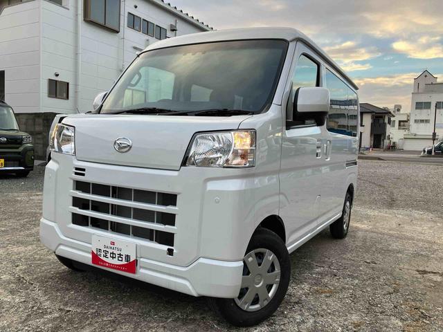 ハイゼットカーゴクルーズターボ4WD スマートアシスト CVT 両側スライドドア プッシュボタンスタート オートライト アイドリングストップ(福島県)の中古車