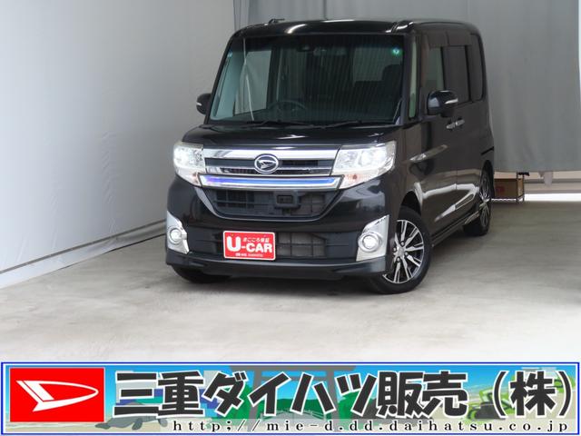 タントカスタムX トップエディションSAII 1年間無料保証DVD再生 衝突軽減システム Bluetooth 両側スライド片側電動ドア 車線逸脱警報装置 セキュリティ 1オーナ− 衝突安全ボディ バックカメラ 前方用ドライブレコーダー 7.7型ナビ キーフリー(三重県)の中古車