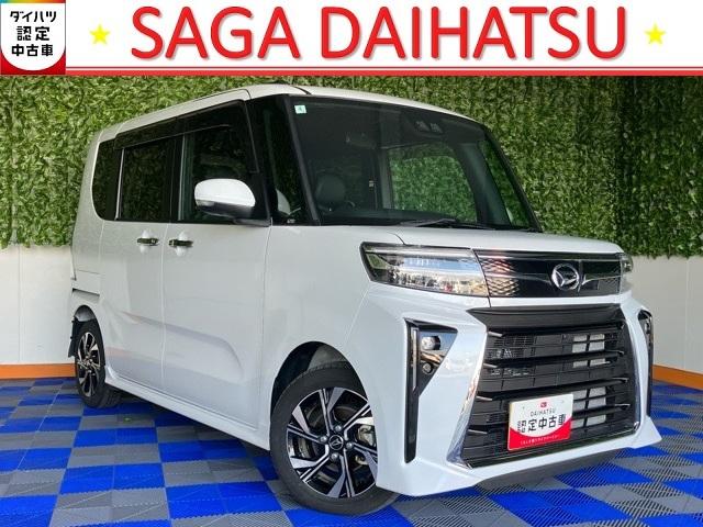 タントカスタムＸ両側電動スライドドア・プッシュボタンスタート・ステアリングスイッチ・オートエアコン・キーフリーシステム・シートヒーター・全周囲カメラ対応・コーナーセンサー・アルミホイール・パワーウィンドウ（佐賀県）の中古車