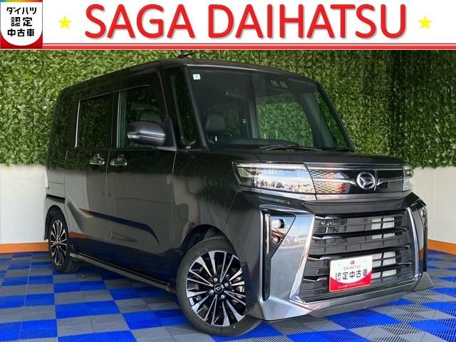 タントカスタムＲＳ　エコアイドル非装着車両側電動スライドドア・ＥＴＣ・ディスプレイオーディオ・バックモニター・プッシュボタンスタート・ステアリングスイッチ・オートエアコン・キーフリー・コーナーセンサー・シートヒーター・パワーウィンドウ（佐賀県）の中古車