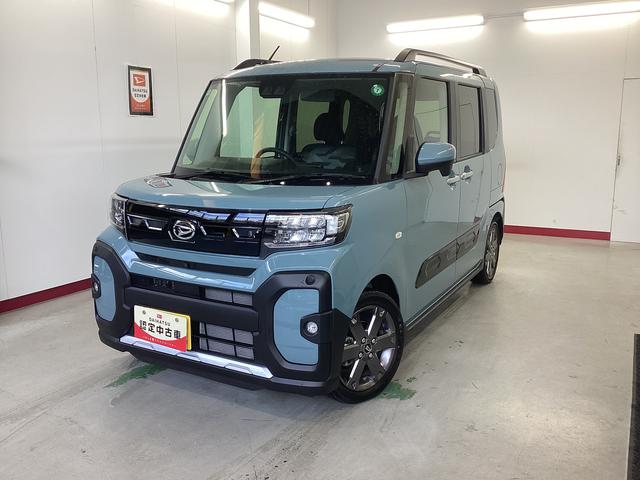 タントファンクロスターボ衝突被害軽減ブレーキ 横滑り防止装置 オートハイビーム アイドリングストップ ステアリングスイッチ オートライト キーフリーシステム オートエアコン パノラマカメラ マット(岐阜県)の中古車