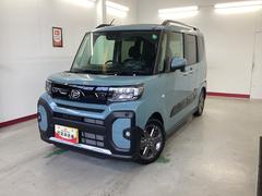 タントファンクロスターボ衝突被害軽減ブレーキ　横滑り防止装置　オートハイビーム　アイドリングストップ　ステアリングスイッチ　オートライト　キーフリーシステム　オートエアコン　パノラマカメラ　マット