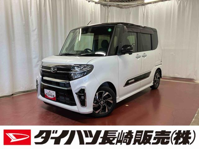 タントカスタムＸスタイルセレクション下取車　９インチナビ　ブルートゥース　ドライブレコーダー　パノラマモニター　衝突被害軽減システム　ブレーキサポート　レーンキープ　シートヒータ　スマートキー　両側電動スライドドア　ＬＥＤヘッドランプ（長崎県）の中古車