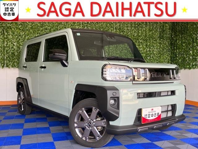 タフトＧ　ダーククロムベンチャーコーナーセンサー・プッシュボタンスタート・ステアリングスイッチ・オートエアコン・キーフリーシステム・アルミホイール・シートヒーター・パワーウィンドウ（佐賀県）の中古車