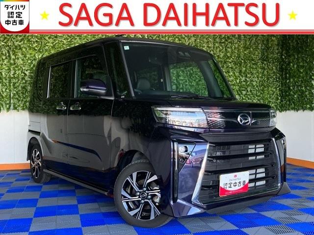 タントカスタムX両側電動スライドドア・プッシュボタンスタート・ステアリングスイッチ・オートエアコン・キーフリーシステム・シートヒーター・バックカメラ対応・アルミホイール・パワーウィンドウ(佐賀県)の中古車