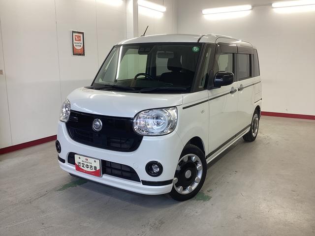 ムーヴキャンバスGブラックアクセントリミテッド SAIII衝突被害軽減ブレーキ 横滑り防止装置 オートハイビーム アイドリングストップ ステアリングスイッチ オートライト キーフリーシステム オートエアコン ナビ ドラレコ パノラマカメラ マット バイザー(岐阜県)の中古車