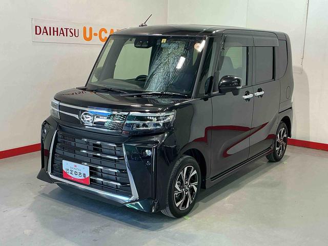 タントカスタムＸ衝突軽減ブレーキ　リアコーナーセンサー　車線逸脱防止　アイドリングストップ機能　ナビＴＶ　盗難警報装置　ＬＥＤ　ＥＴＣ　キーレスエントリー　前席シートヒーター　スマートキー（栃木県）の中古車