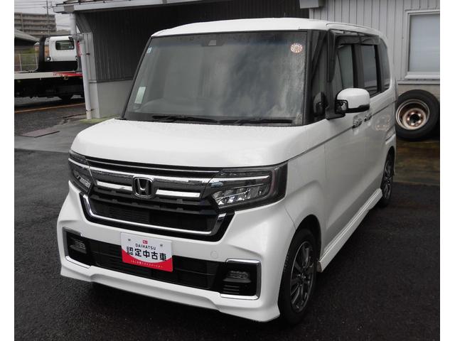 Ｎ−ＢＯＸカスタムＬＬＥＤヘッドライト／フォグランプ　ＥＴＣ　ナビ　禁煙車　記録簿　認定中古車（島根県）の中古車