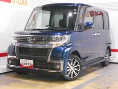 タントカスタムＸ　トップエディションＶＳ　ＳＡ３　４ＷＤ　純正ナビ２０１９年モデル　ダイハツ純正８インチメモリーナビ　ドライブレコーダー　パノラマモニター　ＴＶコントロールキット　装着車