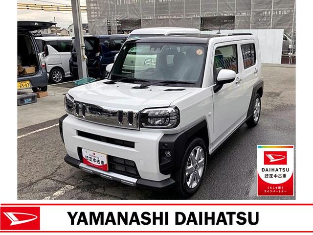 タフトＧターボ　クロムベンチャー　純正ナビゲーション　Ｂモニターナビ付き　アルミ　キーフリー　ターボ　ワンオーナー車　ガラスルーフ　スマートキー　エアバック　ＡＢＳ　記録簿（山梨県）の中古車