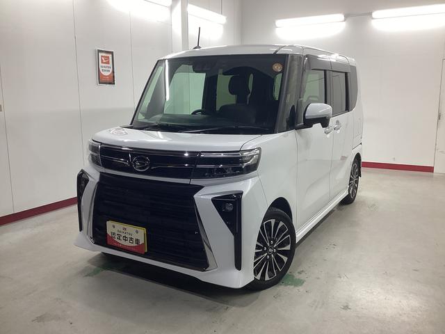 タントカスタムRS衝突被害軽減ブレーキ 横滑り防止装置 オートハイビーム アイドリングストップ ステアリングスイッチ オートライト キーフリー オートエアコン ナビ ドラレコ パノラマカメラ ETC マット バイザー(岐阜県)の中古車