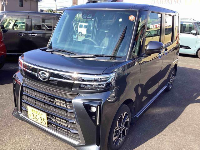 タントカスタムＸインパネシフト　プッシュスタートスイッチ　電子カードキー　電動パーキングブレーキ　シートヒーター　衝突軽減ブレーキ　車線逸脱防止　アルミホイール　ＡＢＳ（鹿児島県）の中古車