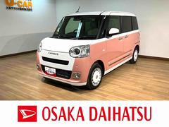 ムーヴキャンバスストライプスＧ　弊社元試乗車／２５年ナビ／バックカメラサポカーＳワイド適合　バックカメラ対応　ＵＳＢ接続端子　電動パーキングブレーキ　シートヒーター　両側オートスライドドア　Ｐスタート　ホッとカップホルダー　キーフリー