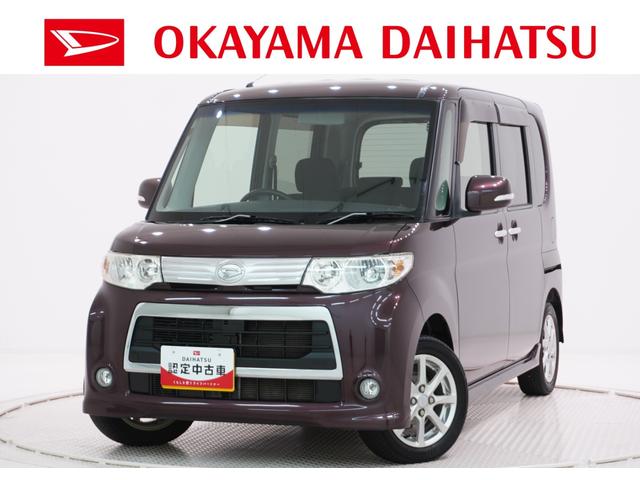 タントカスタムX左側パワースライドドア キーフリー 電動格納式ドアミラー エアコン パワーステアリング パワーウィンドウ 運転席エアバッグ ABS ティーゼットデオプラス(岡山県)の中古車