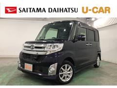タントカスタムＸ　ＳＡ　車検整備付／走行４８３１２キロ／後席モニタ１年保証距離無制限　走行距離４８３１２キロ　車検整備付　純正フルセグナビ　バックカメラ　後席モニター　純正マット　ＬＥＤヘッドランプ　アイドリングストップ　片側電動スライドドア　電動格納式ドアミラー