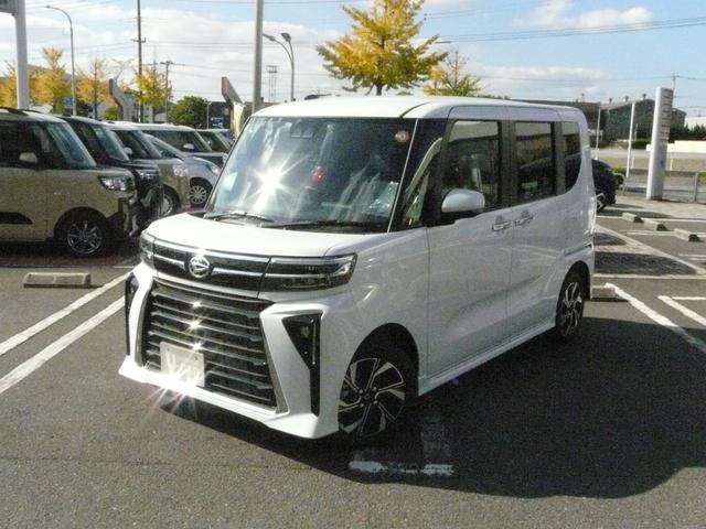 タントカスタムXリミテッドアルミホイール キーフリーシステム セキュリティアラーム 両側パワースライドドア 走行距離4km(福岡県)の中古車