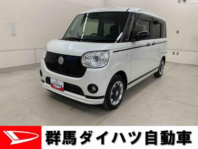 ムーヴキャンバスＧブラックアクセントＶＳ　ＳＡIII　２ＷＤ両側電動スライドドア・ＬＥＤヘッドライト・オートライト・オートマチックハイビーム・ナビ・ドライブレコーダー・ＥＴＣ・プッシュスタートボタン・アイドリングストップ・スマートアシストＩＩＩ（群馬県）の中古車