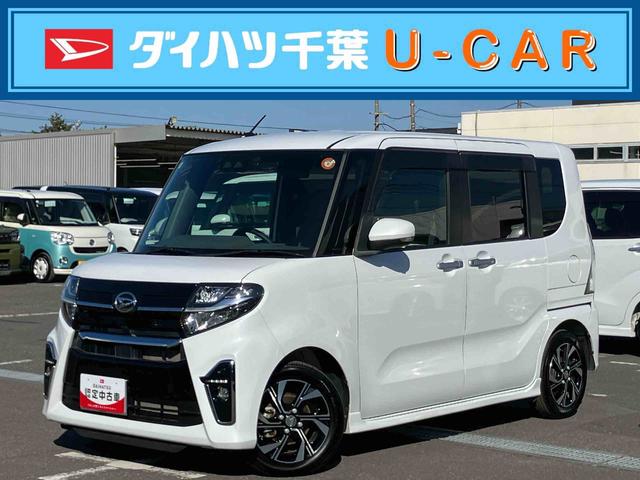 タントカスタムＸセレクションＥＴＣ　ドラレコ　バックカメラ　両側電動スライドドア　１４インチアルミ　ＬＥＤヘッド＆フォグ　シートヒーター　シートバックテーブル　運転席ロングスライド　コーナーセンサー　衝突被害軽減ブレーキ（千葉県）の中古車