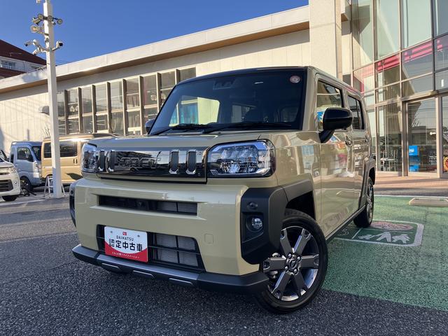 タフトＧ　ダーククロムベンチャー　フロントシートヒーター中古車保証・距離無制限、１年付き　オートライト　ＬＥＤヘッドライト　ＬＥＤフォグランプ　キーフリー　ホールド機能付き電動パーキングブレーキ　オートホールド　フロントシートヒーター　カーペットマット（東京都）の中古車