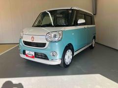 ムーヴキャンバスＧメイクアップＶＳ　ＳＡＩＩＩ／ナビ／パノラマモニター純正ナビ　パノラマモニター　ドライブレコーダー　プッシュボタンスタート　両側パワースライドドア　オートエアコン　キーフリー　スマートアシスト　１４インチホイールキャップ　置きラクボックス