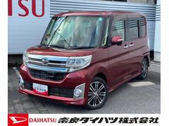 タントカスタムＲＳ　ＳＡナビゲーション　バックカメラ　ＥＴＣ　ドライブレコーダー　両側パワースライドドア　電動格納式ミラー　オートエアコン　アイドリングストップ　プッシュボタンスタート