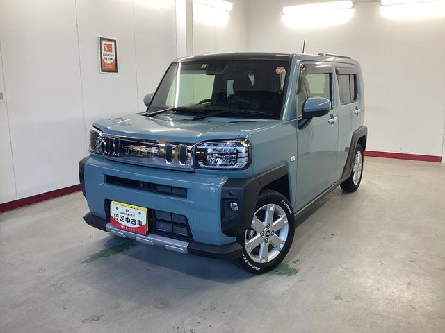 タフトＧ　クロムベンチャー衝突被害軽減ブレーキ　横滑り防止装置　オートハイビーム　アイドリングストップ　ステアリングスイッチ　オートライト　キーフリーシステム　オートエアコン　ナビ　ドラレコ　パノラマカメラ　マット　バイザー（岐阜県）の中古車