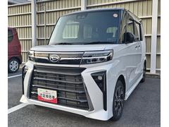 タントカスタムＸツートンカラー　ＬＥＤヘッドライト／フォグランプ　コーナーセンサー　両側パワ−スライドドア　運転席／助手席シートヒーター　禁煙車　記録簿　認定中古車　レーンアシスト　衝突回避支援システム搭載車