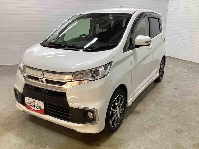 eKカスタムTセーフティパッケージインパネシフト プッシュスタートスイッチ 電子カードキー カーナビ ABS アルミホイール ETC車載器 オートエアコン(鹿児島県)の中古車