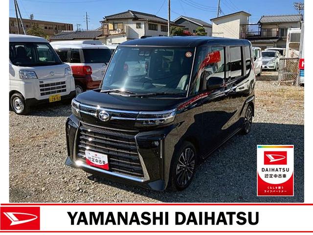 タントカスタムRS 純正ナビゲーション バックモニタースマートアシスト・LEDヘッドランプ・プッシュエンジンスタート・15インチアルミホイール・両側パワースライドドア・USBソケット・オートエアコン・運転席助手席シートヒーター(山梨県)の中古車