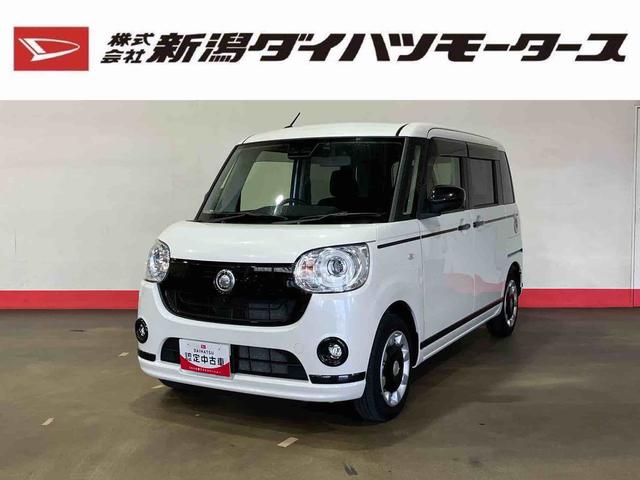 ムーヴキャンバスＧブラックアクセントＶＳ　ＳＡIII（車内　消臭・抗菌　処理済）　衝突被害軽減システム　４ＷＤ　両側パワースライドドア　ナビ　パノラマモニター　キーフリーシステム（新潟県）の中古車