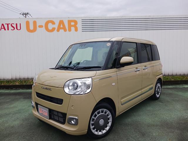 ムーヴキャンバスセオリーＧ　スマートアシスト　両側電動スライドドア走行距離３８５４キロ　新車保証継承　１年保証・走行距離無制限　汎用品マット　キーフリーシステム　ＬＥＤヘッドライト　運転席助手席シートヒーター　オートエアコン　オートライト　エコアイドル（埼玉県）の中古車